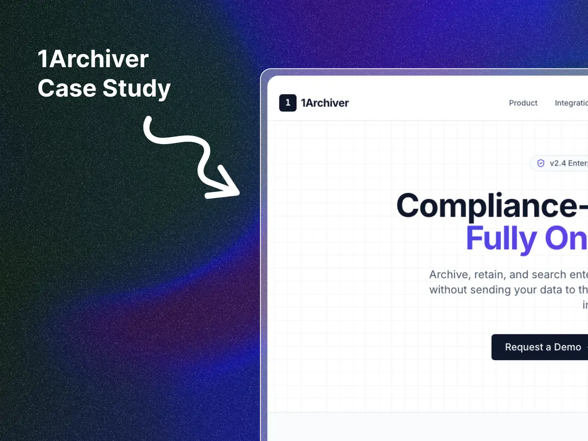 1Archiver — Compliance Email Archiving