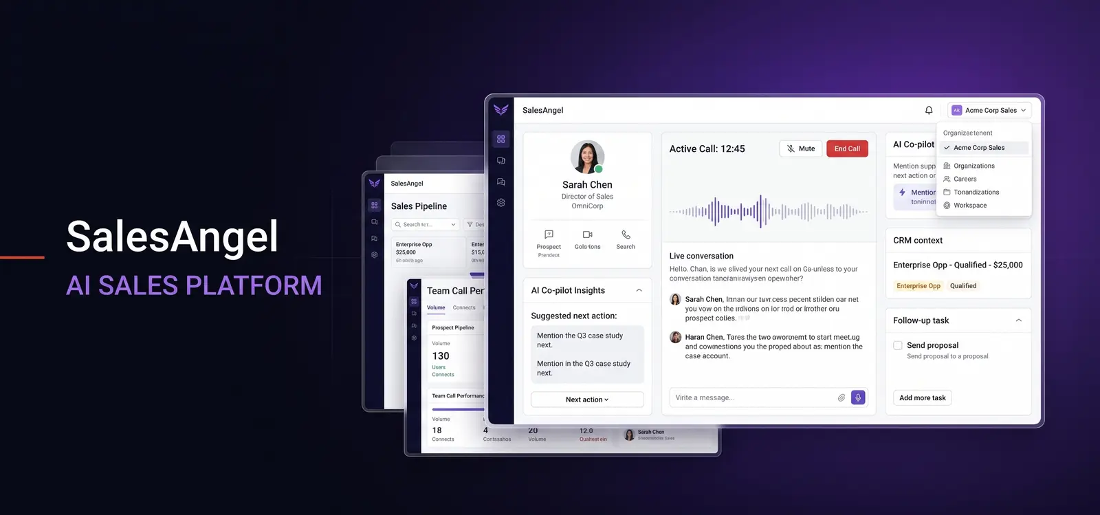SalesAngel — AI Sales Platform